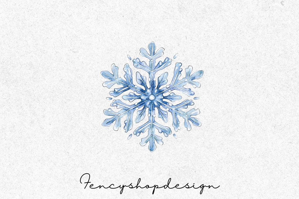 Beautiful Snowflake Clipart Bundle