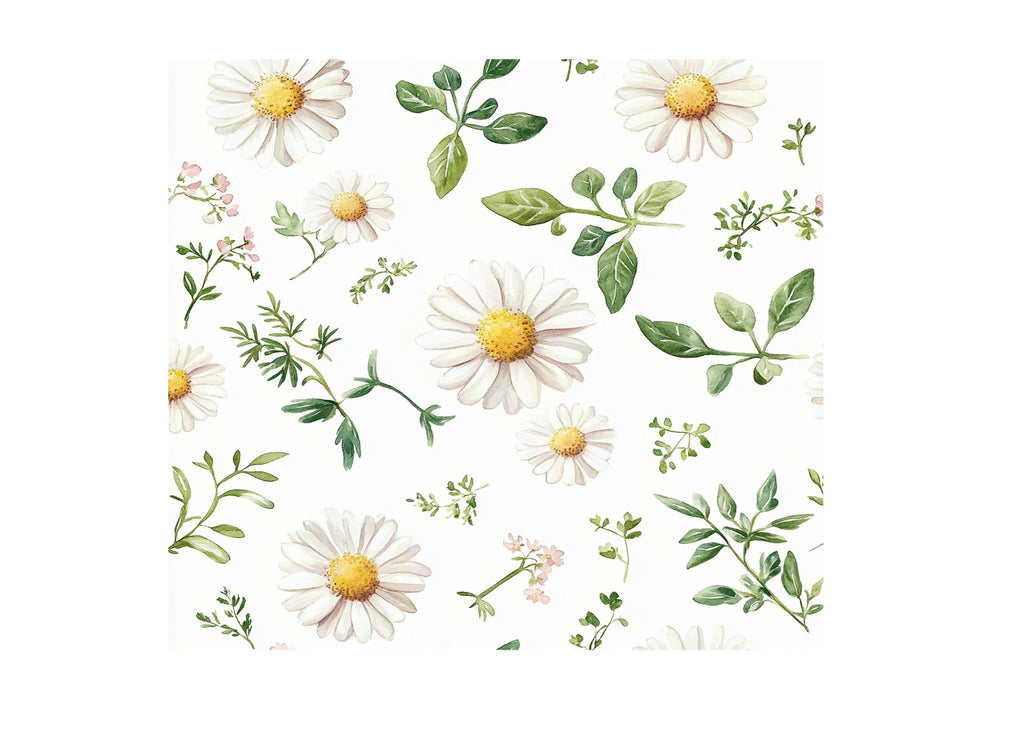 Daisy and Greenery Clipart Bundle