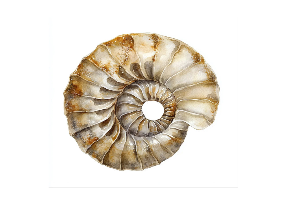 Ammonite Fossil Clipart Bundle