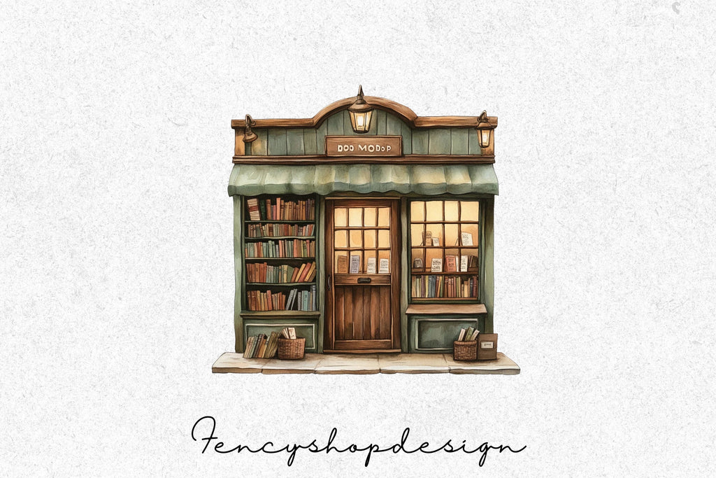 Charming Storefront Clipart Bundle