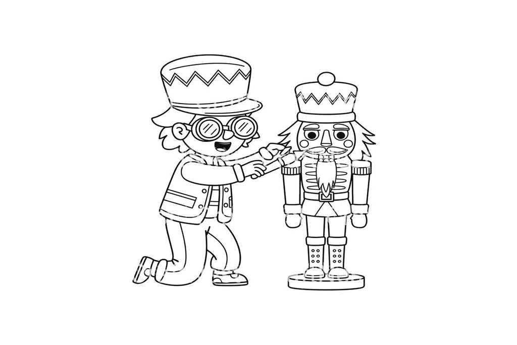 Nutcracker Maker Fun Coloring Books