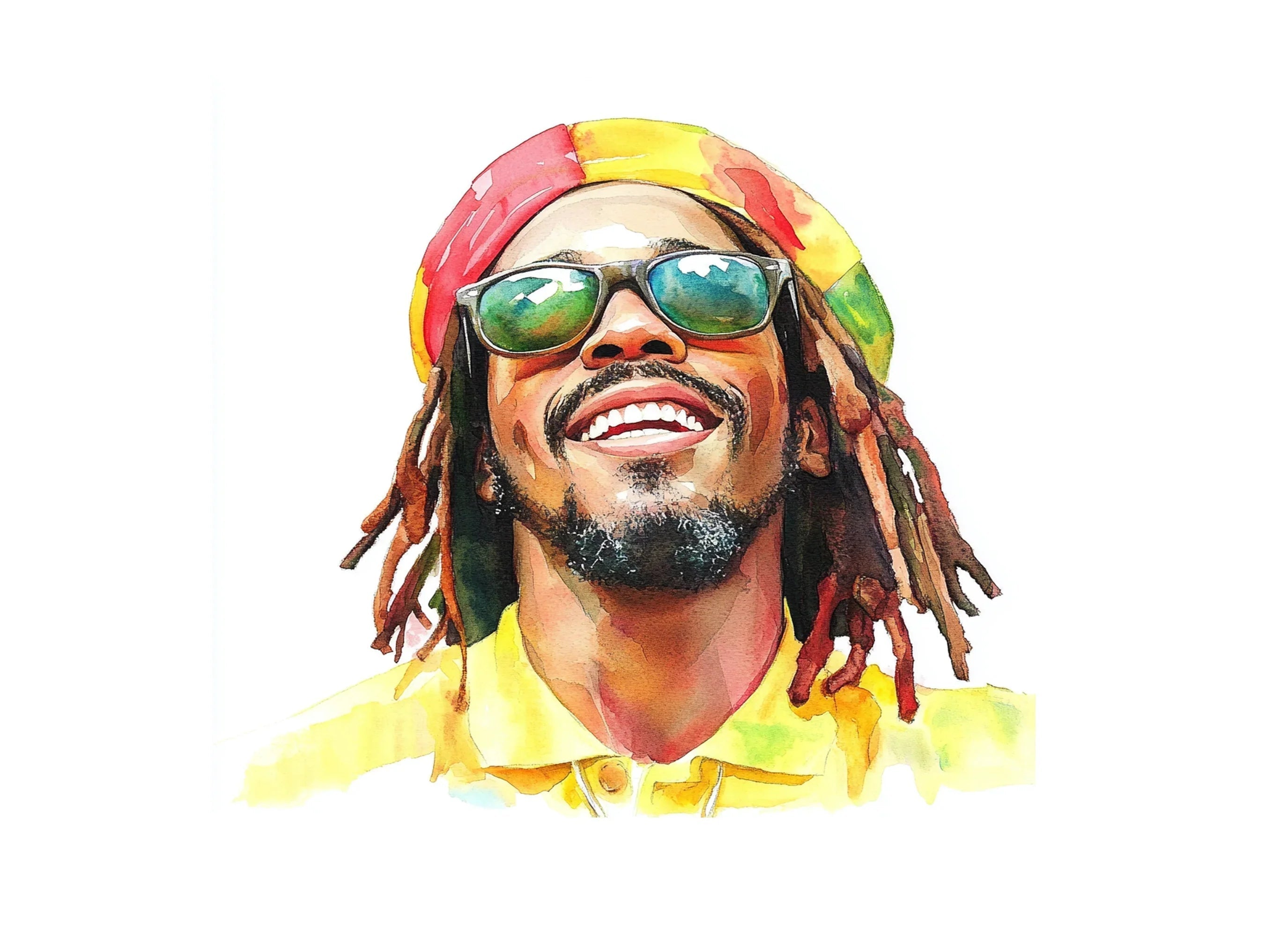 Rasta Man Clipart Bundle