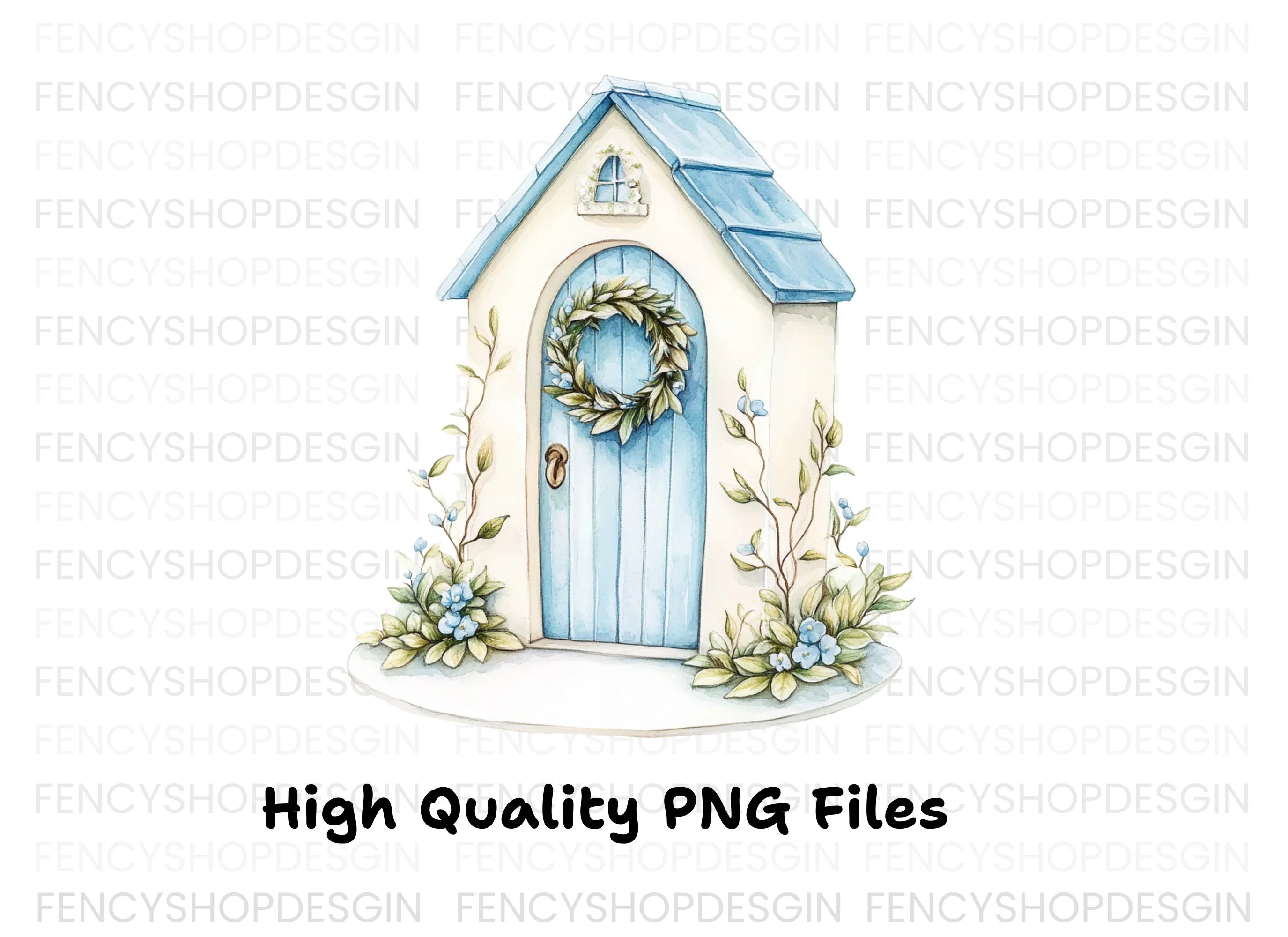 Enchanted Fairy Door Clipart Bundle