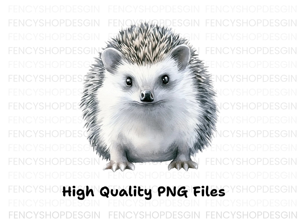 Adorable Hedgehog Clipart Bundle