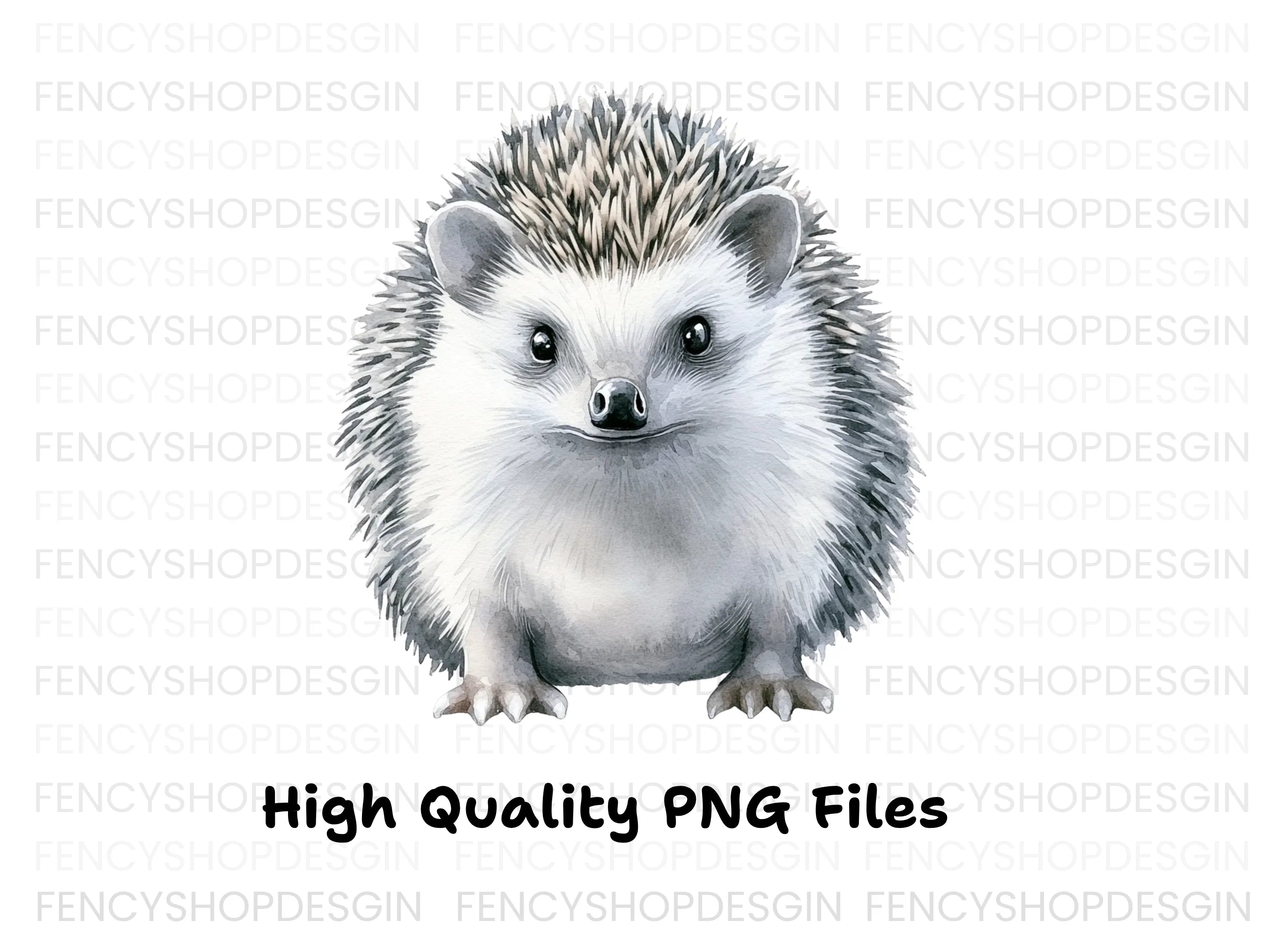 Adorable Hedgehog Clipart Bundle