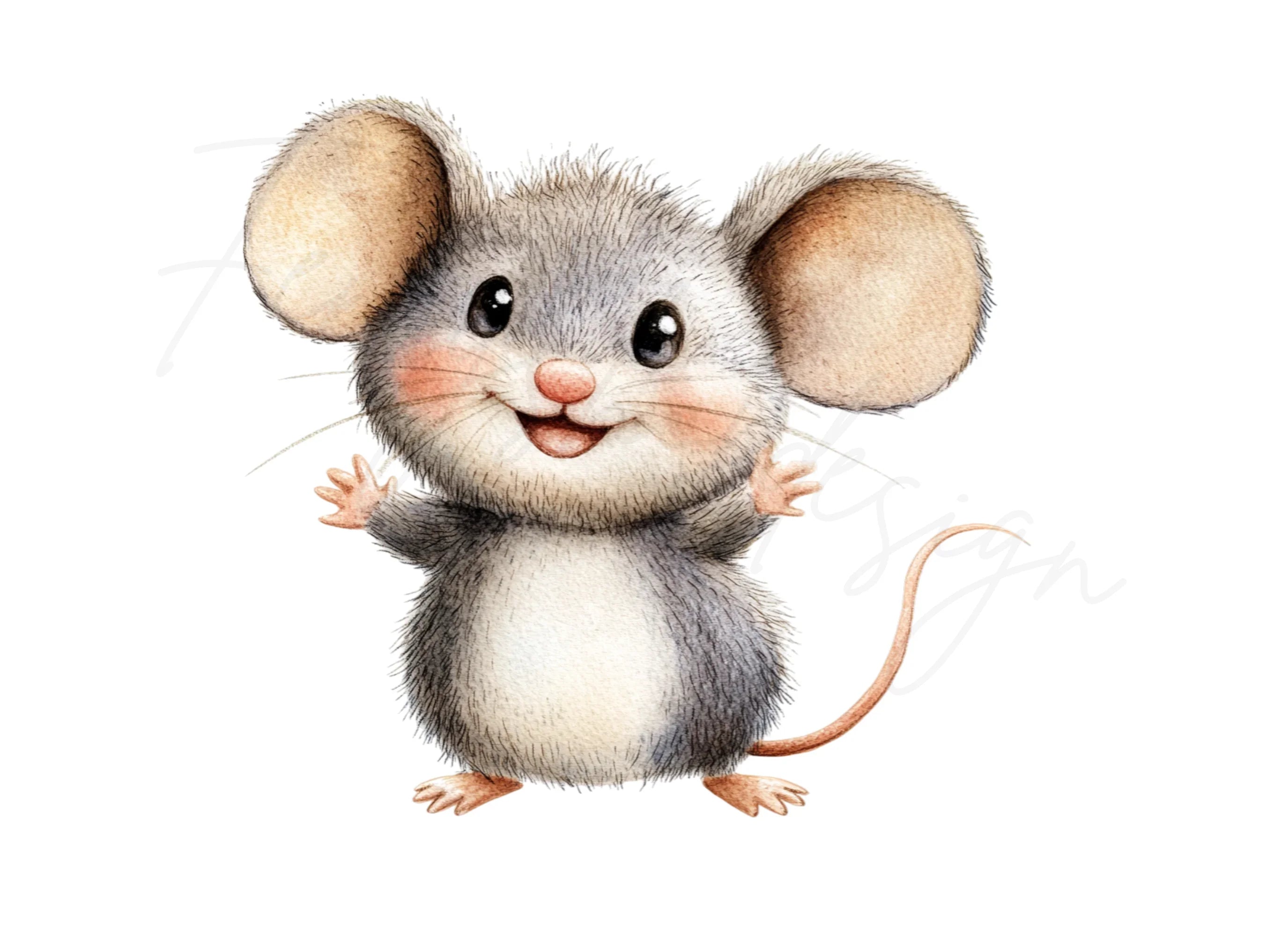 Cute Mouse Clipart Bundle