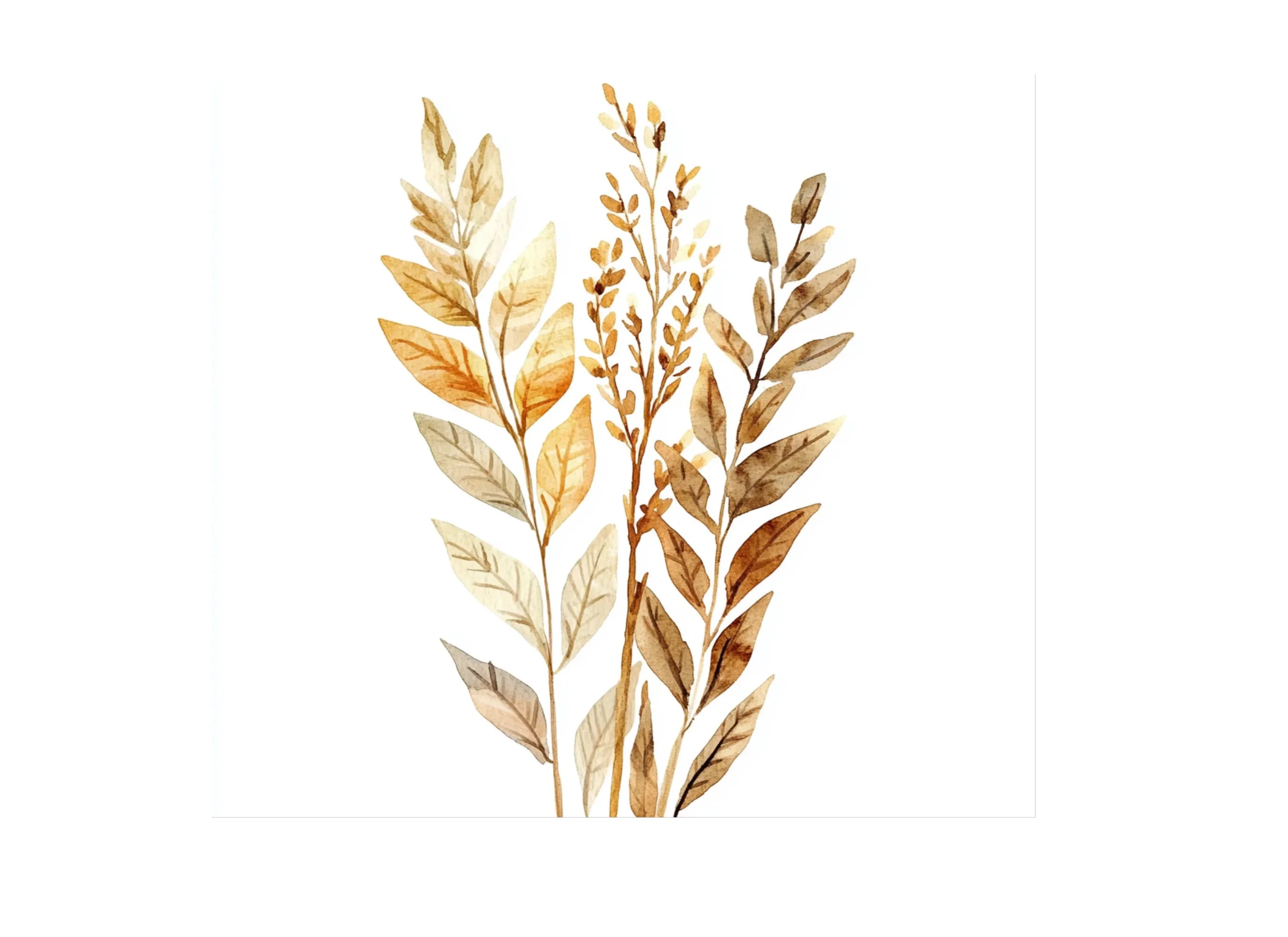 Autumn Foliage Clipart Bundle