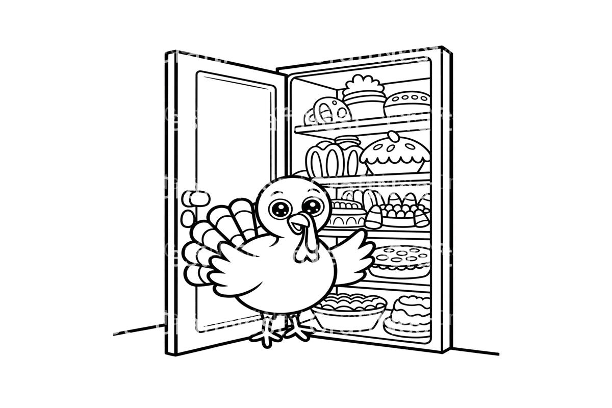 Thanksgiving Turkey Fun Coloring Books
