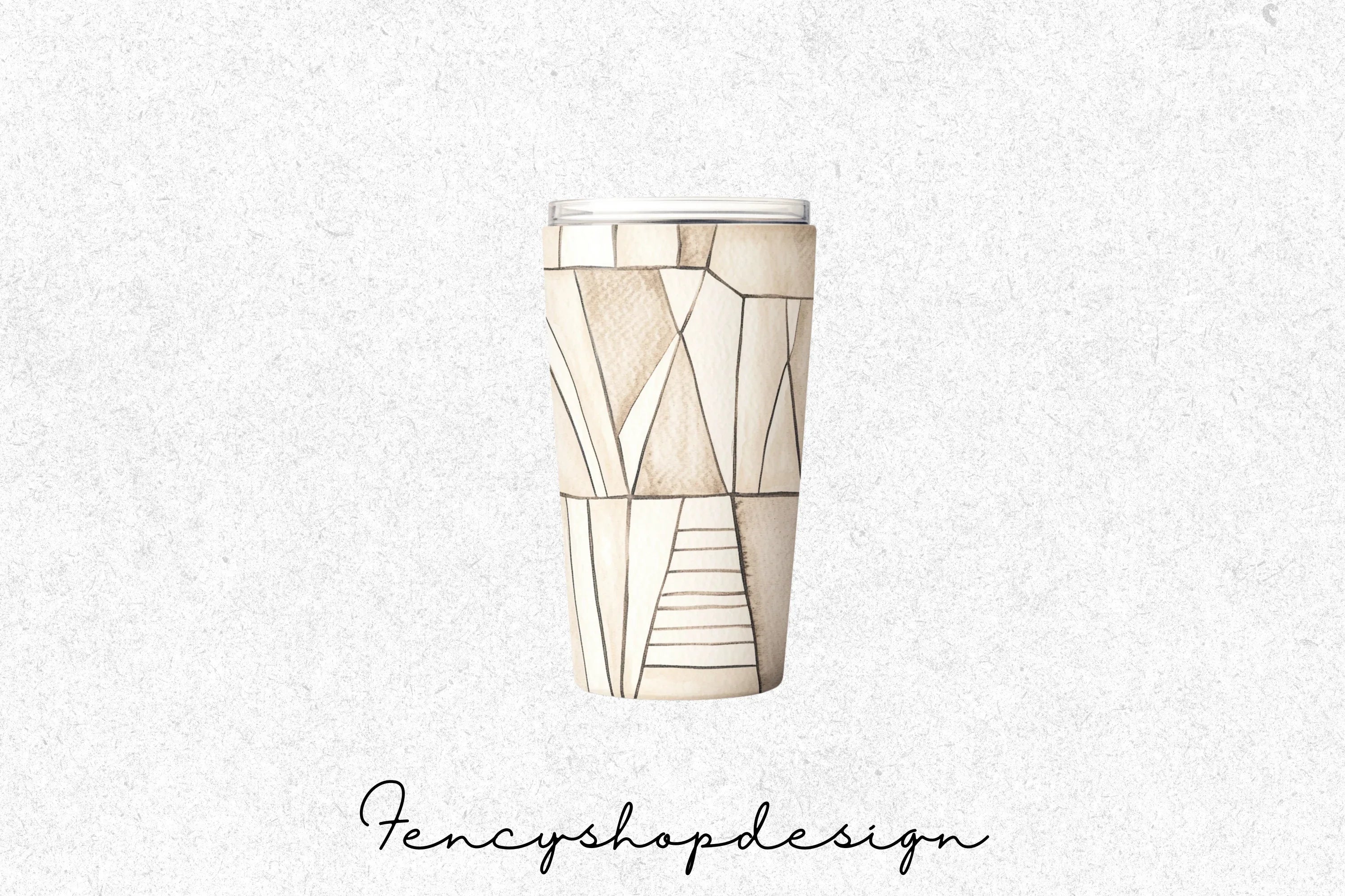 Geometric Tumbler Designs Clipart Bundle
