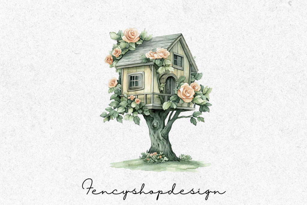 Treehouse Clipart Bundle
