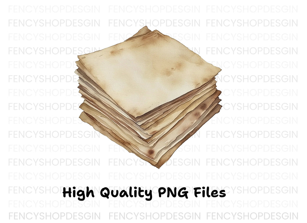 Vintage Stacks Clipart Bundle