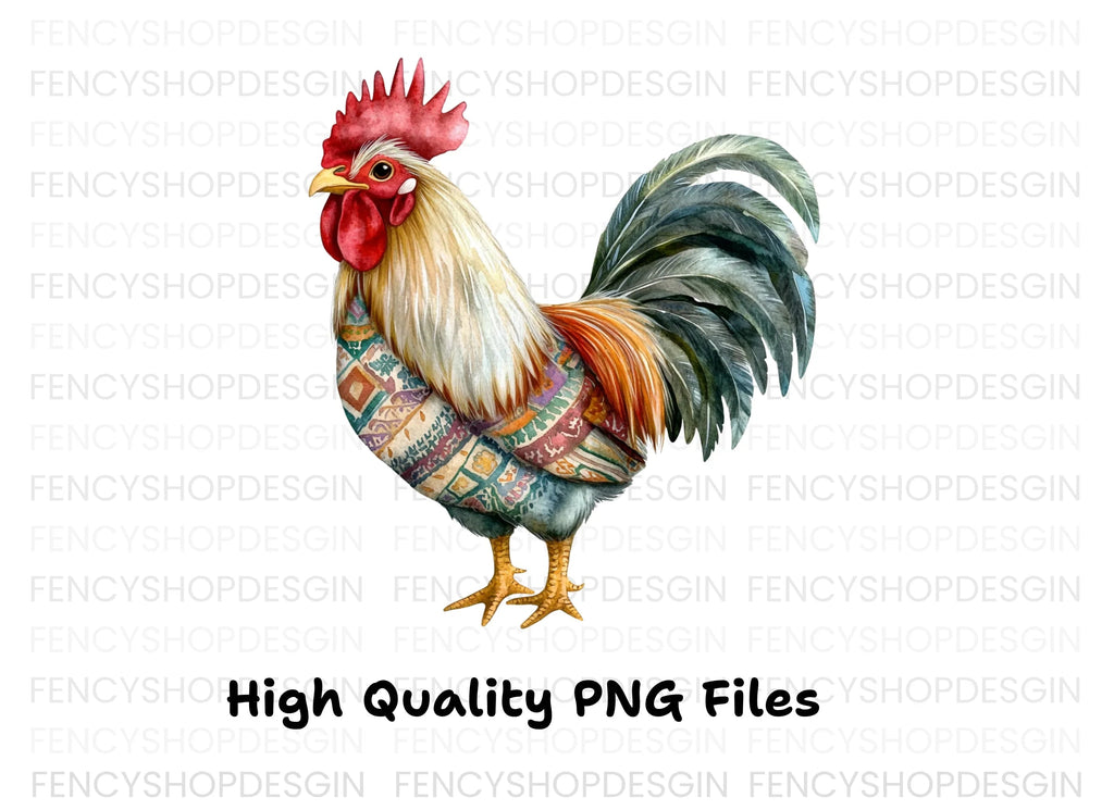 Rooster Clipart Bundle