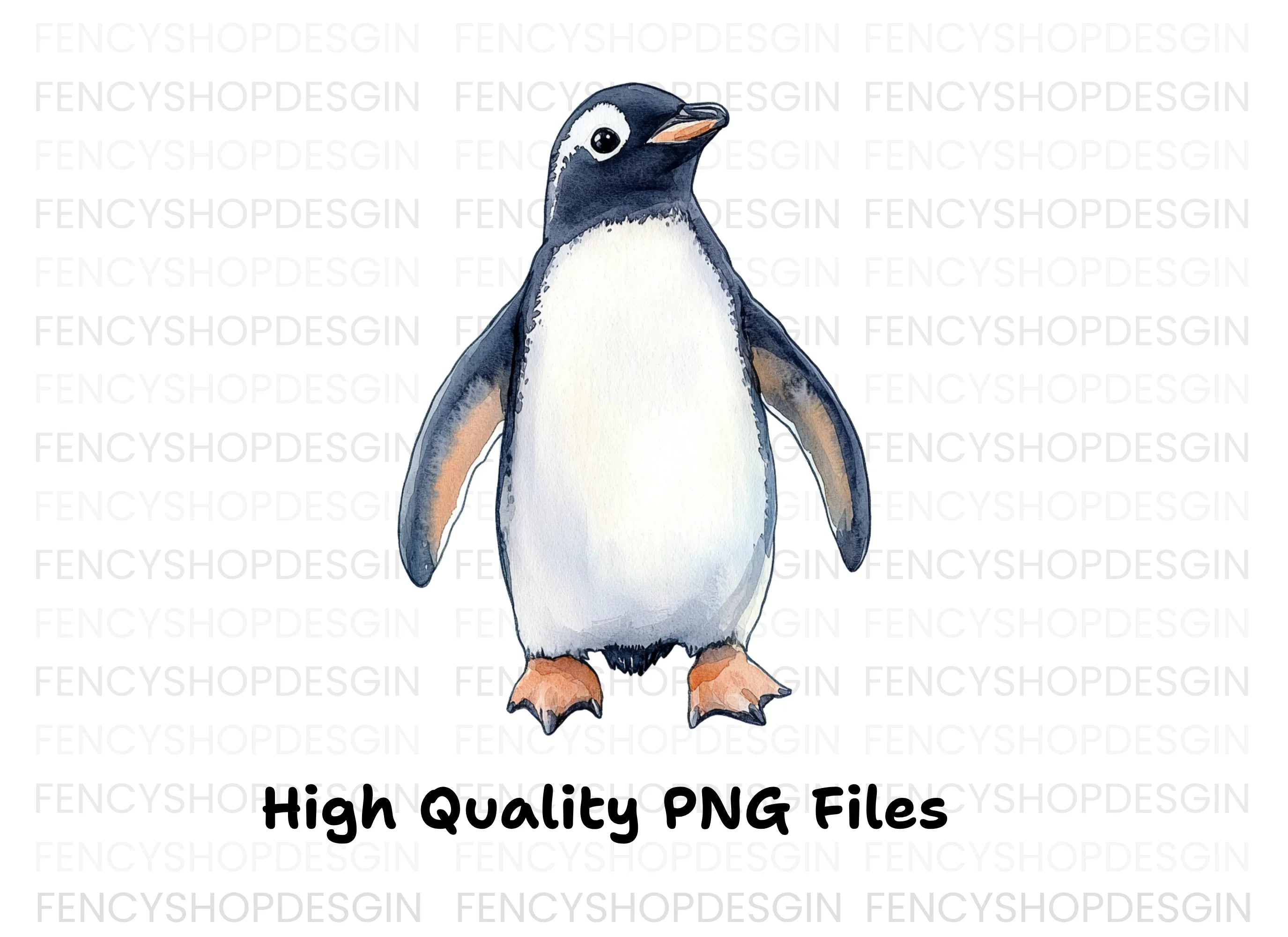 Cute Penguin Clipart Bundle