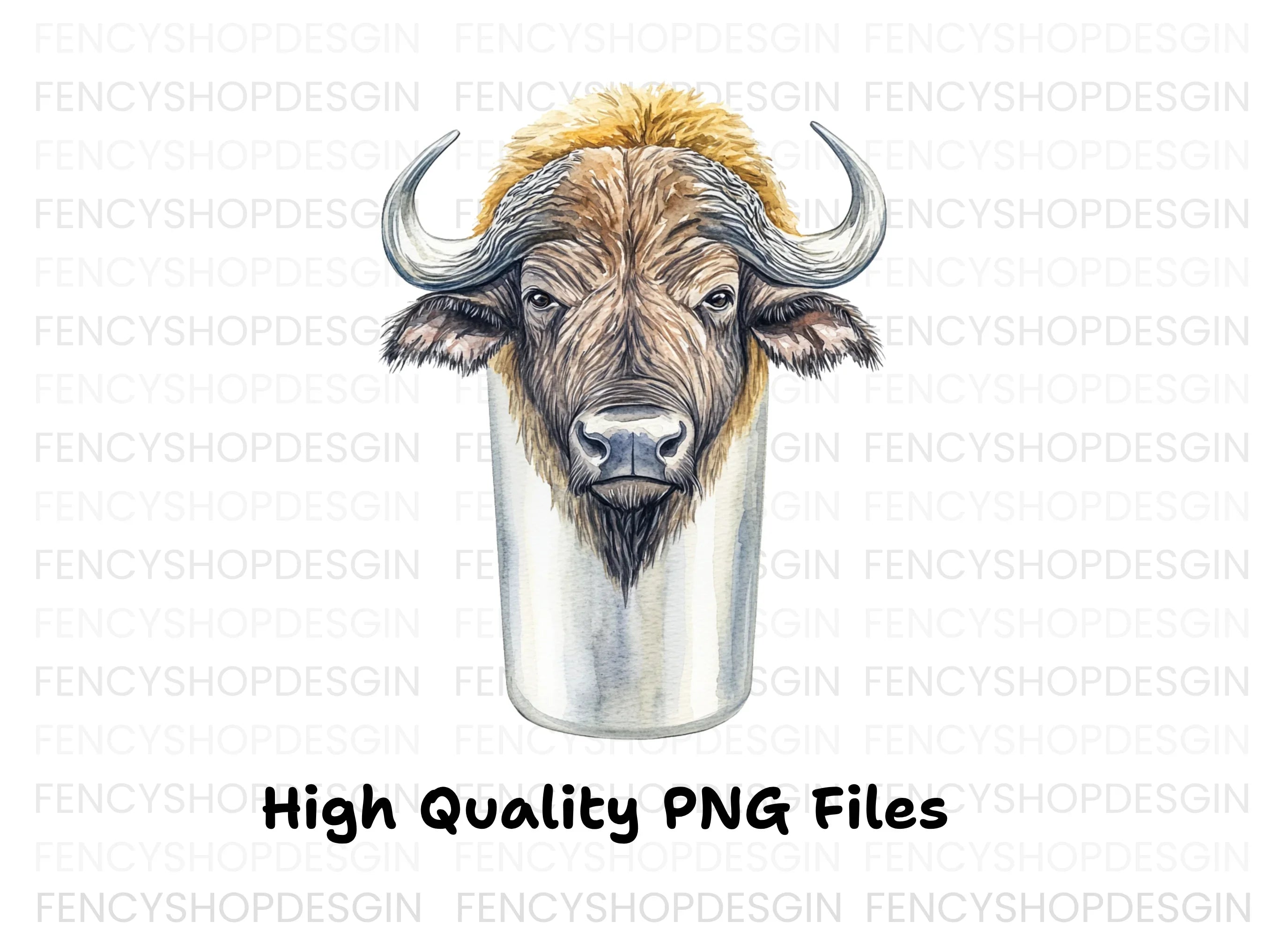 Buffalo Head Clipart Bundle