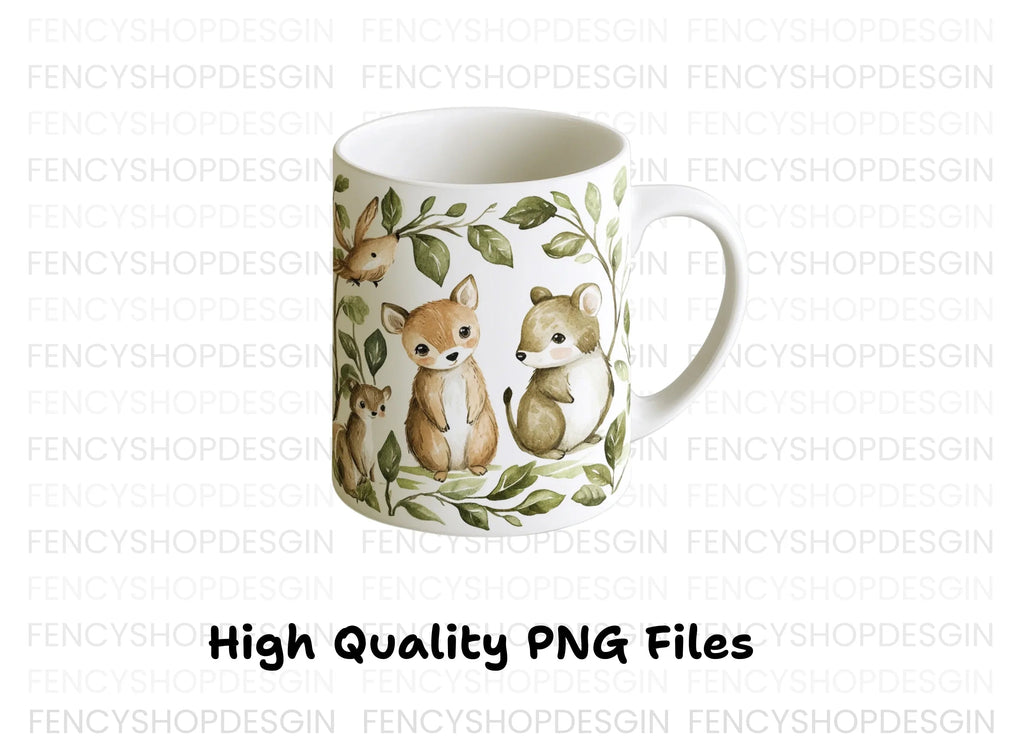 Cute Forest Animals Clipart Bundle