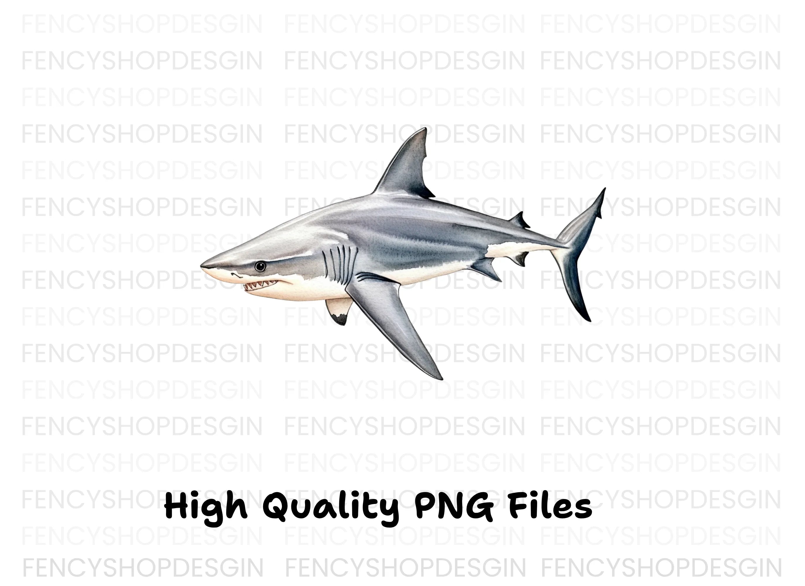 Great White Shark Clipart Bundle
