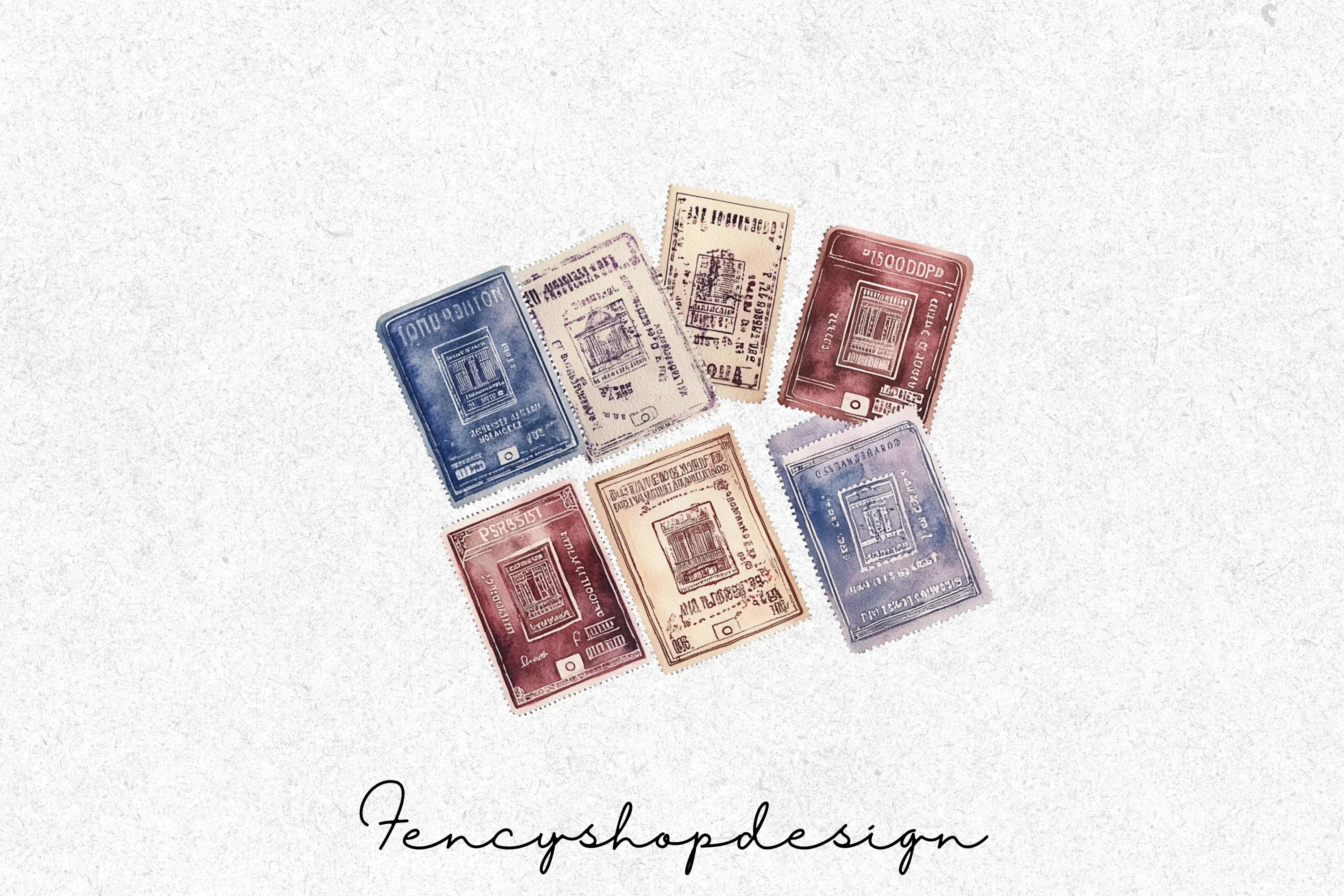 Vintage Travel Adventure Clipart Bundle
