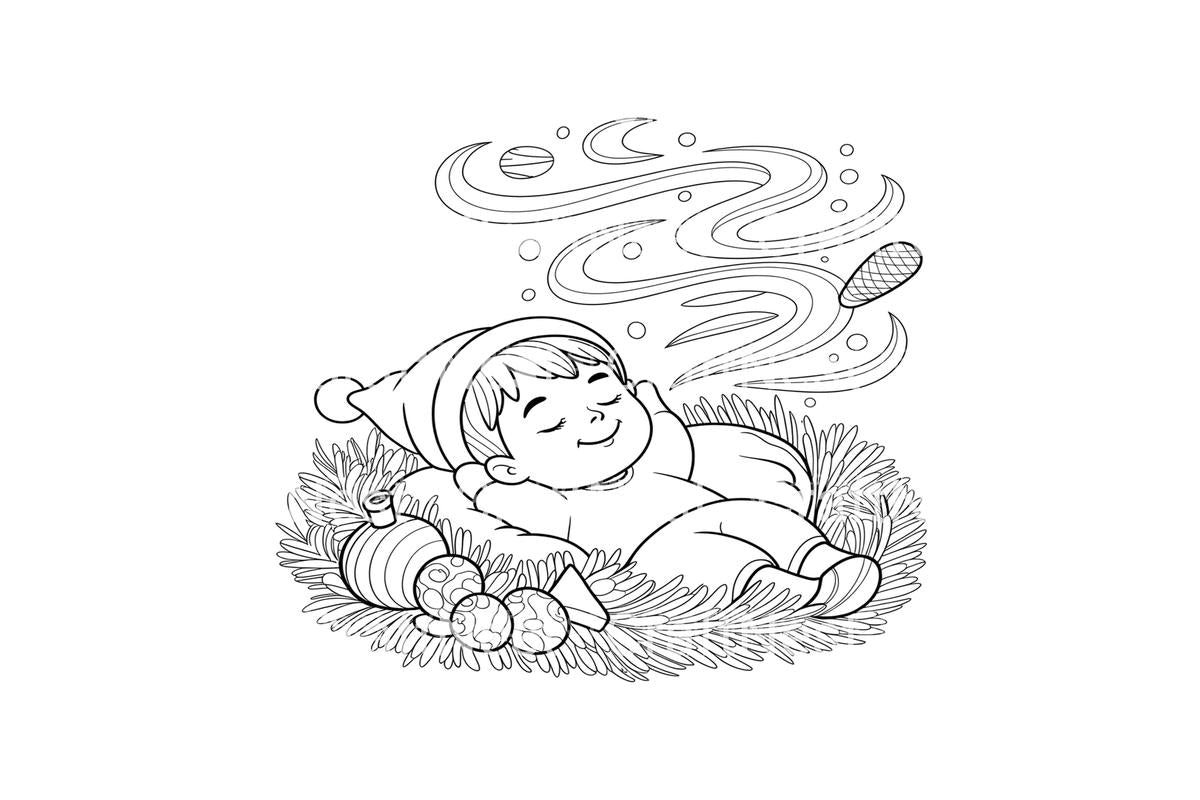 Self Care Reading Boy Coloring Books