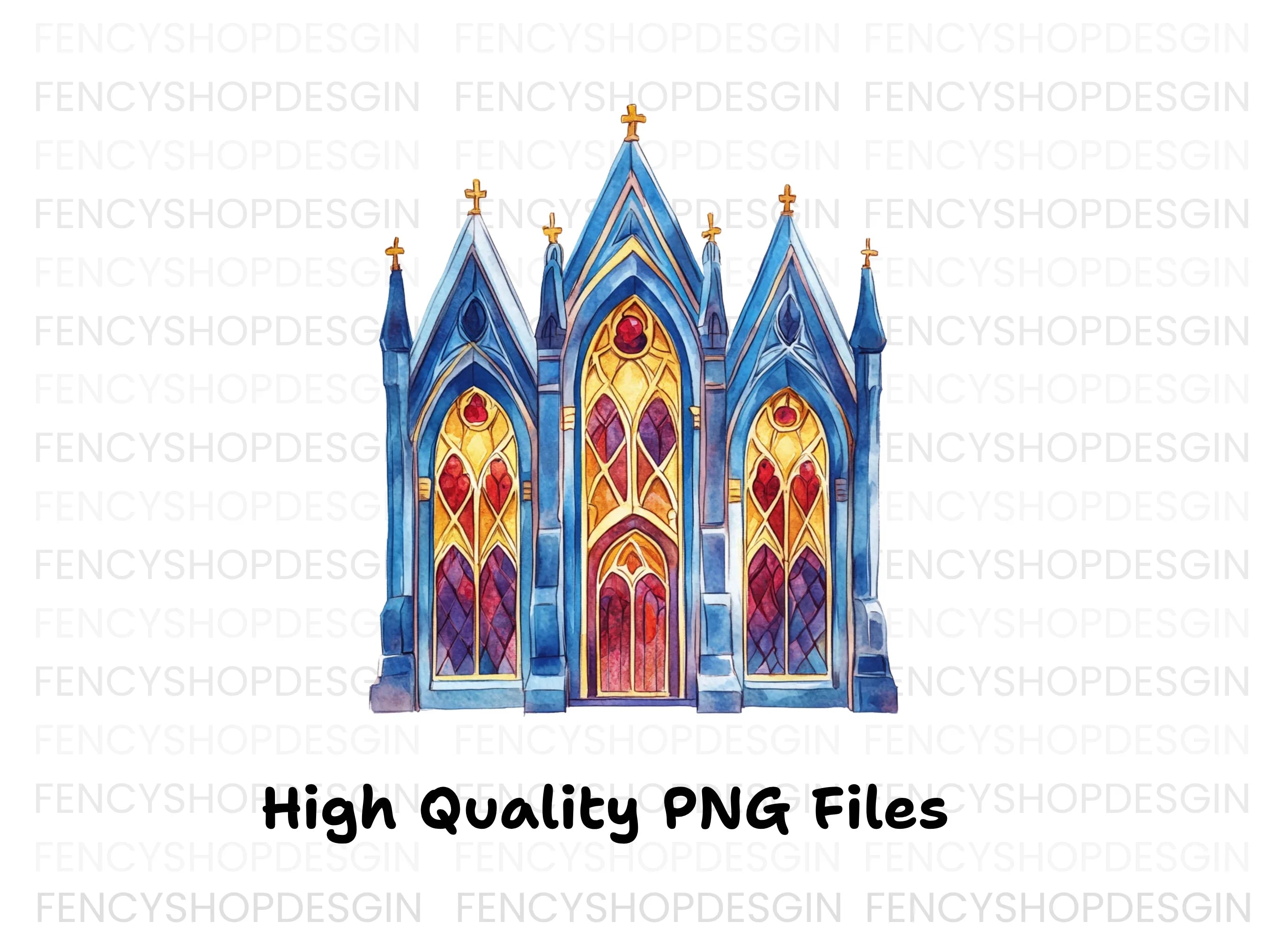 Gothic Church Clipart Bundle