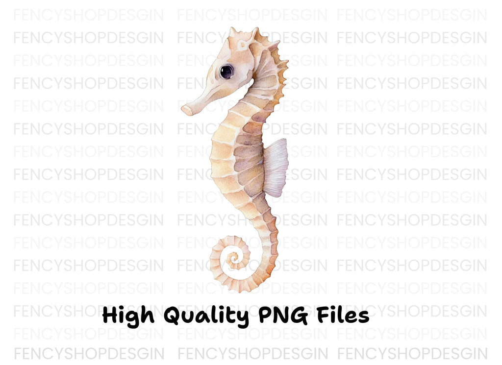 Cute Seahorse Clipart Bundle