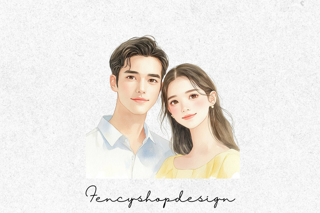 Cute Couple Clipart Bundle