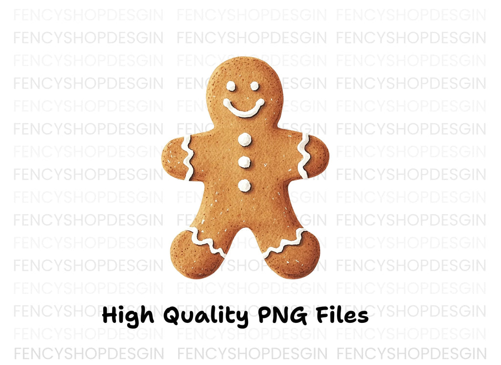 Gingerbread Man Christmas Clipart Bundle