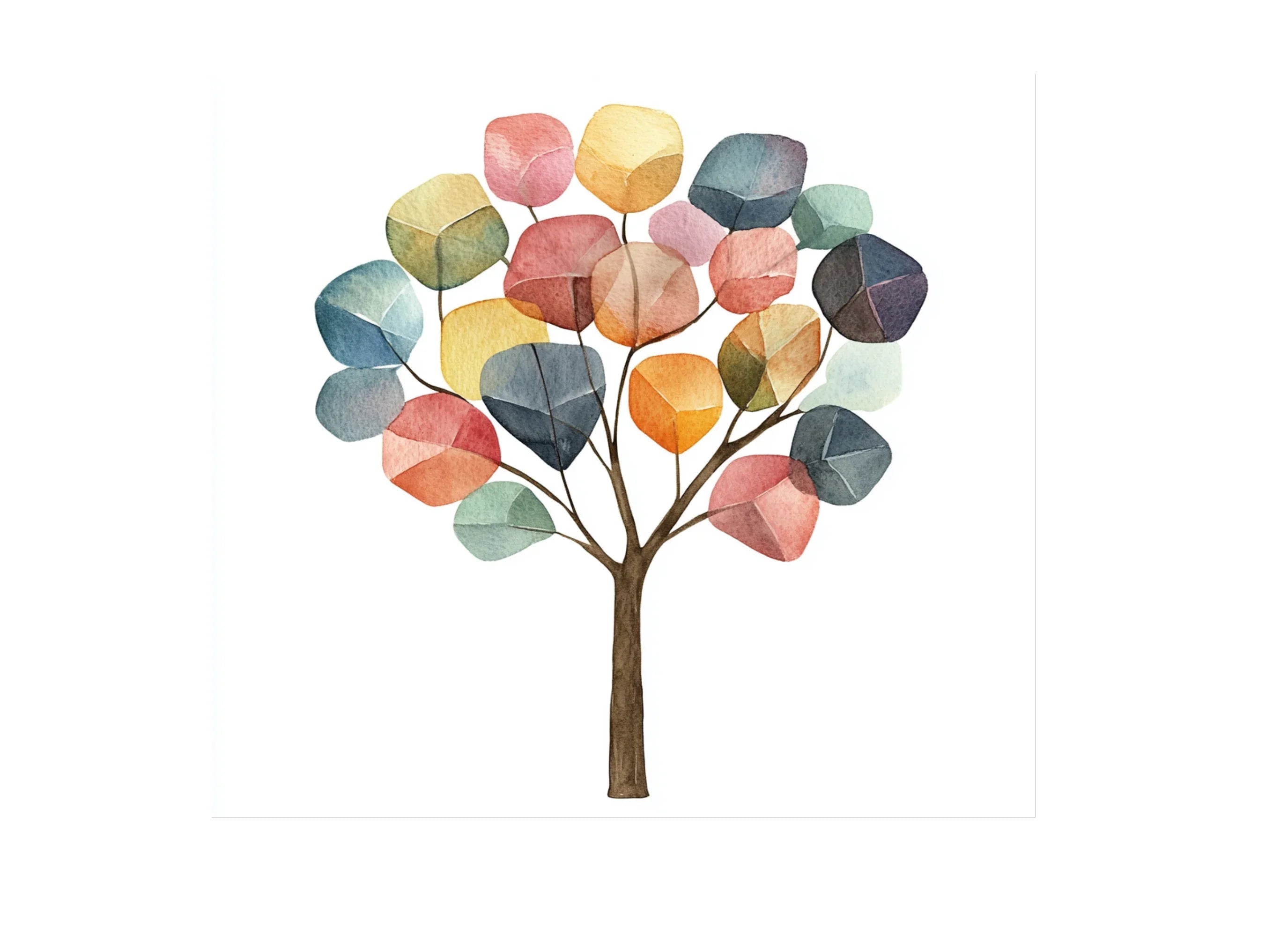 Abstract Trees Clipart Bundle