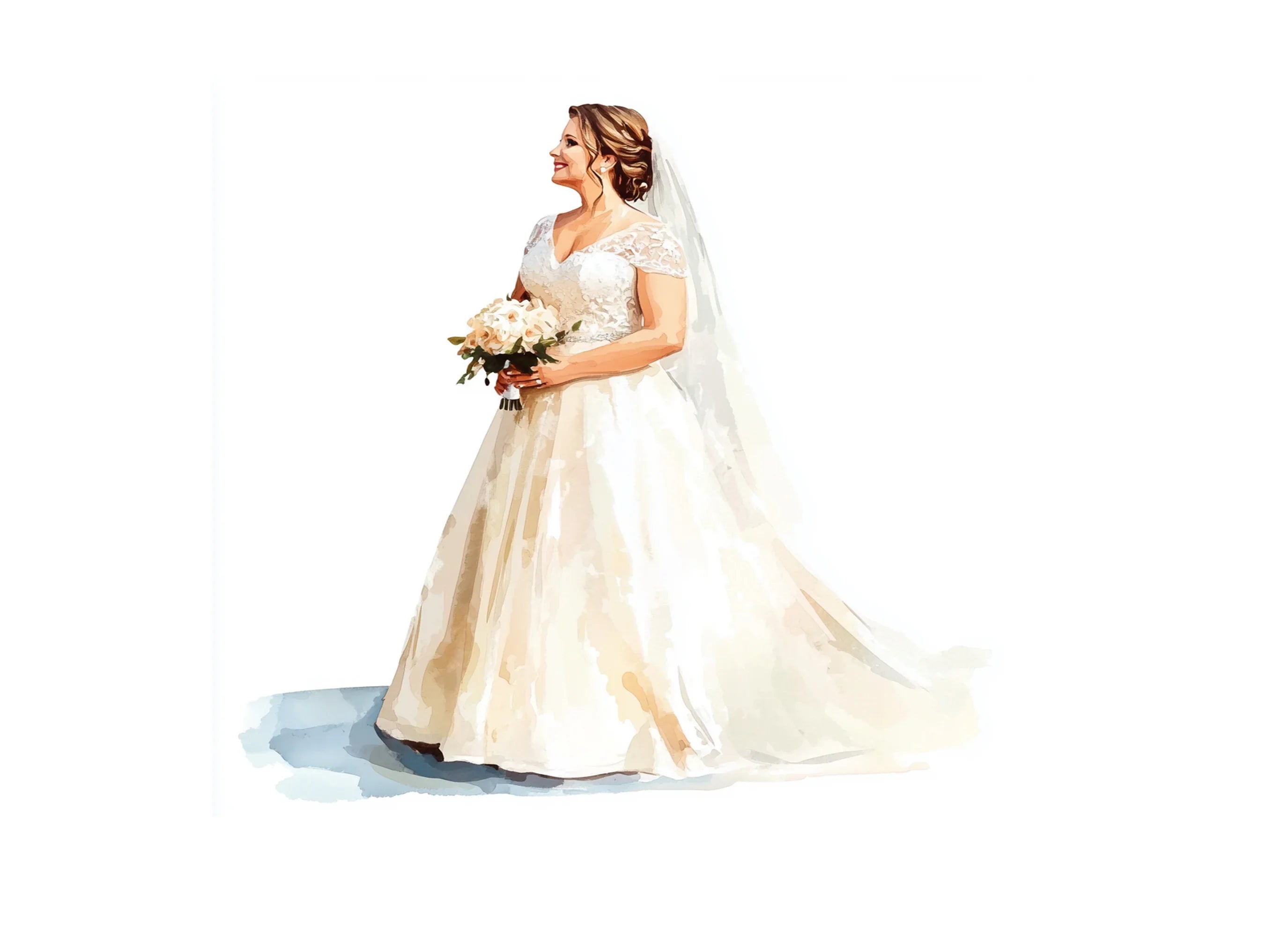 Elegant Bride Clipart Bundle