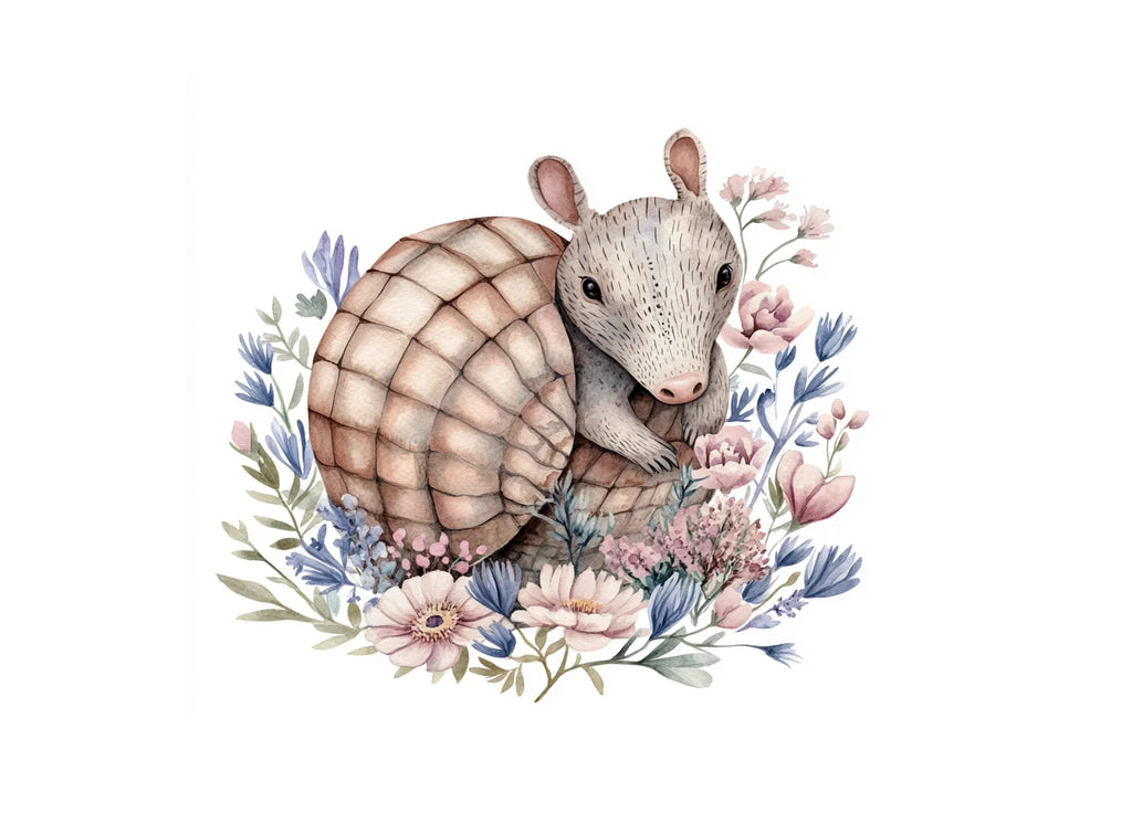 Charming Armadillo Clipart Bundle