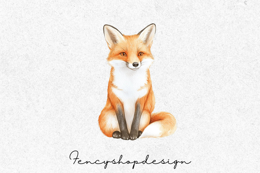 Adorable Fox Clipart Bundle