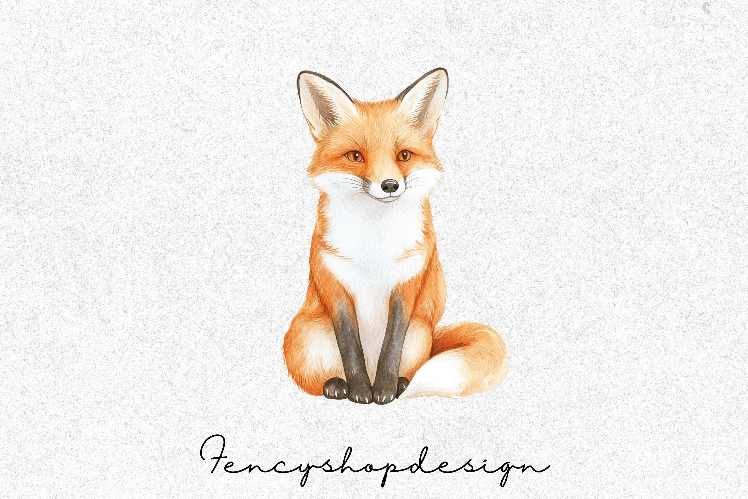 Adorable Fox Clipart Bundle