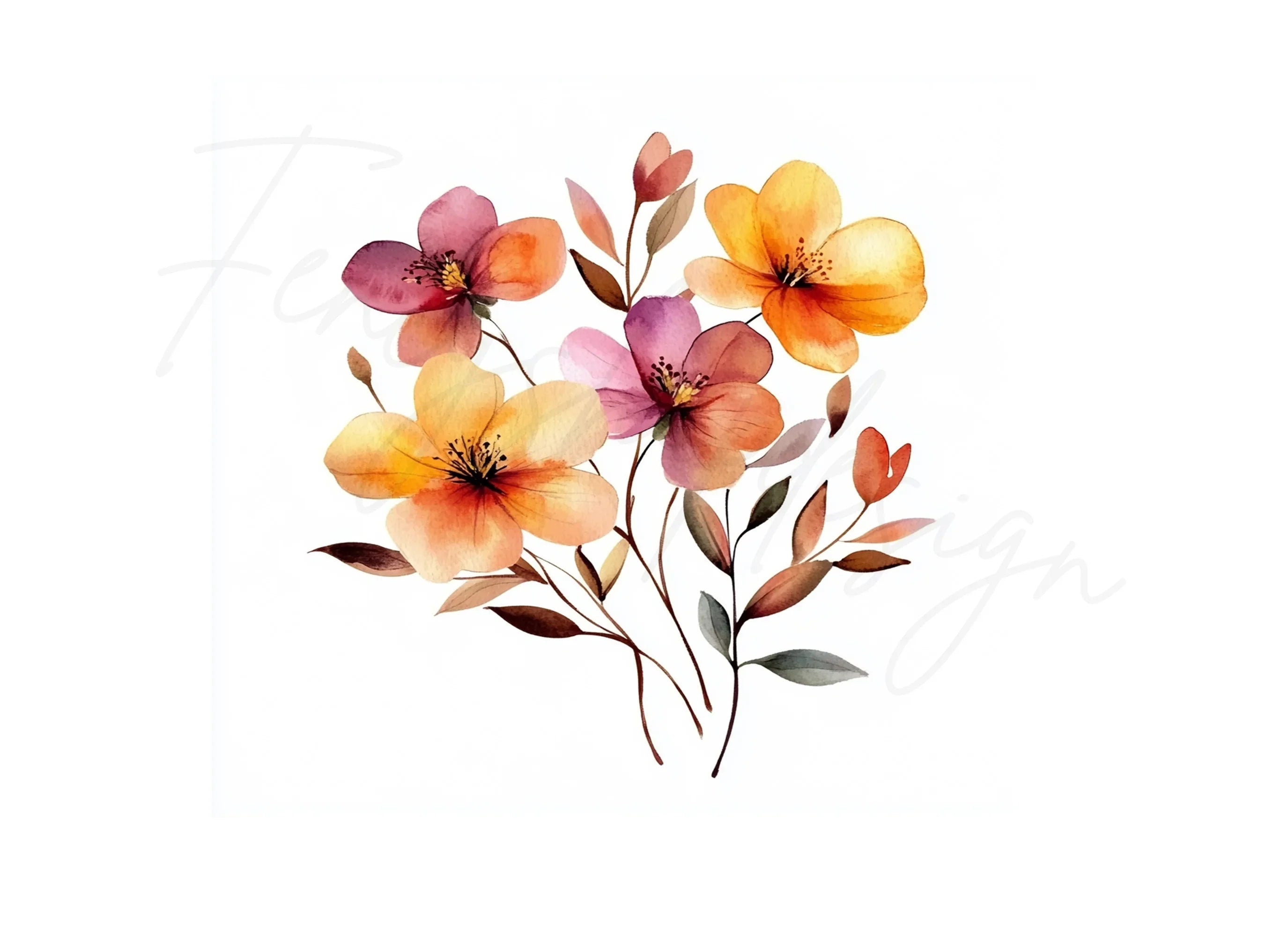 Floral Clipart Bundle