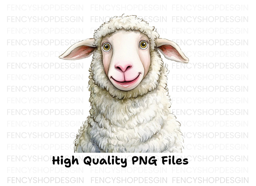 Cute Sheep Clipart Bundle