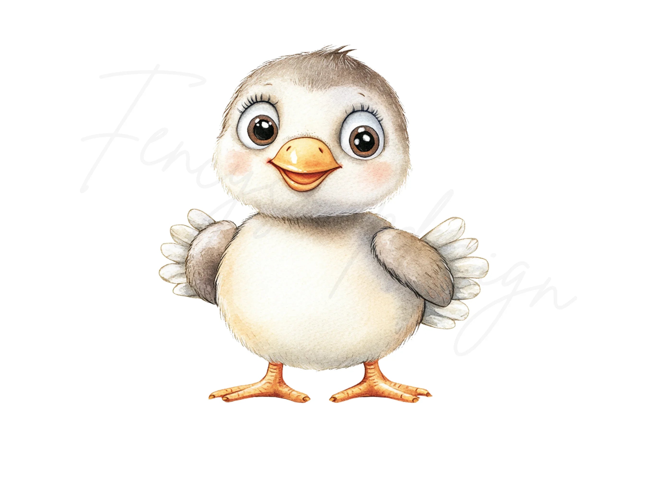 Sweet Sparrow Bird Clipart Bundle
