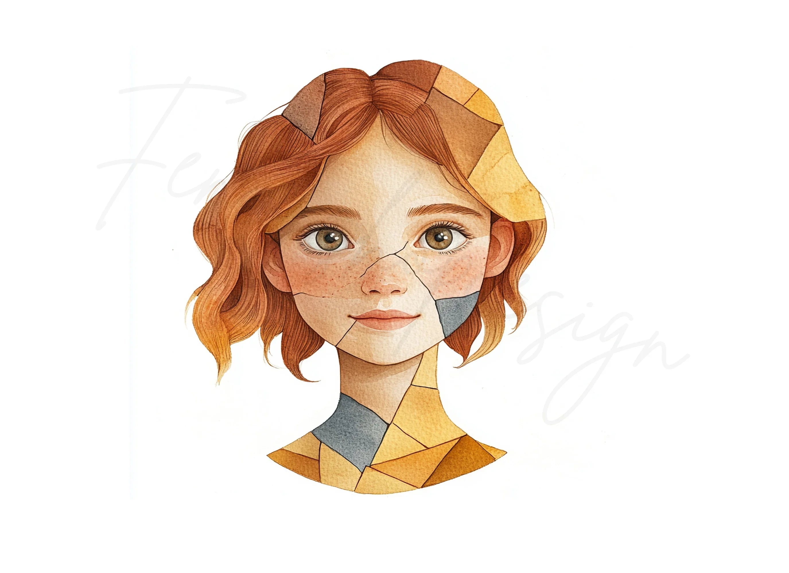 Diverse Portraits Clipart Bundle