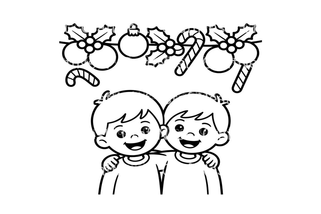 Happy Christmas Kids Coloring Books
