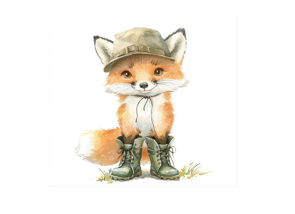 Cute Fox Explorer Clipart Bundle