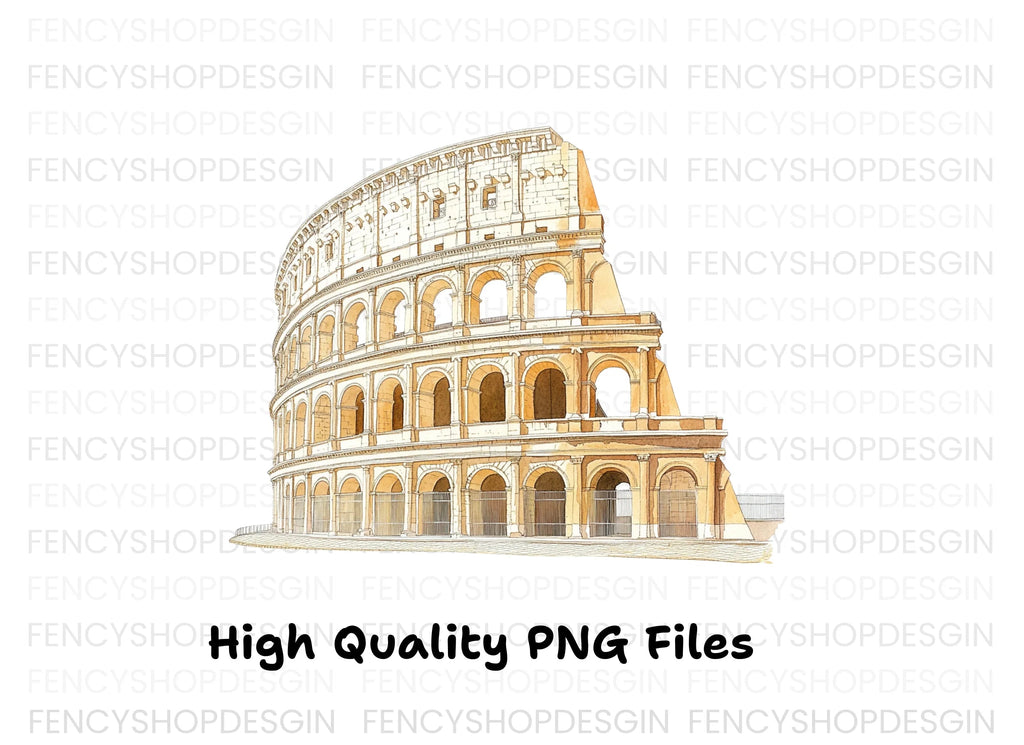 Colosseum Clipart Bundle
