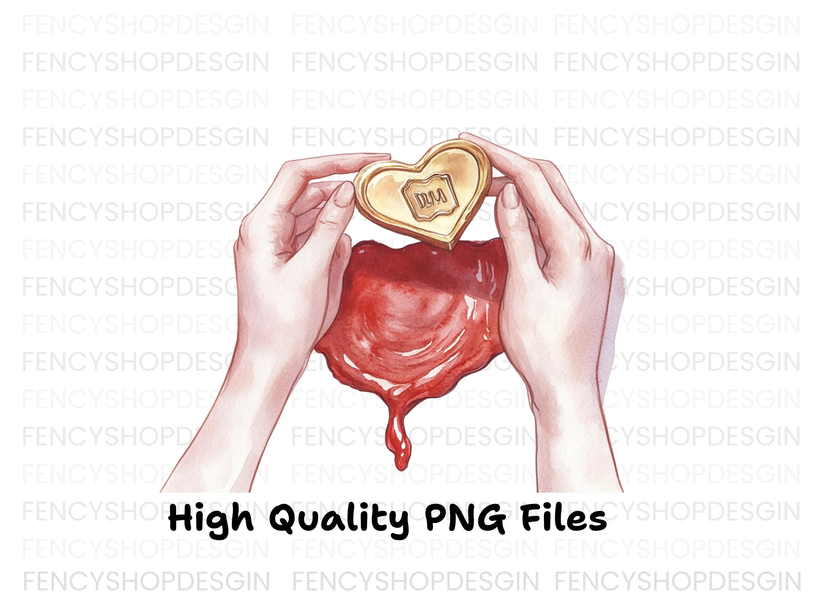 Heart Shaped Dalgona Candy Game Clipart Bundle