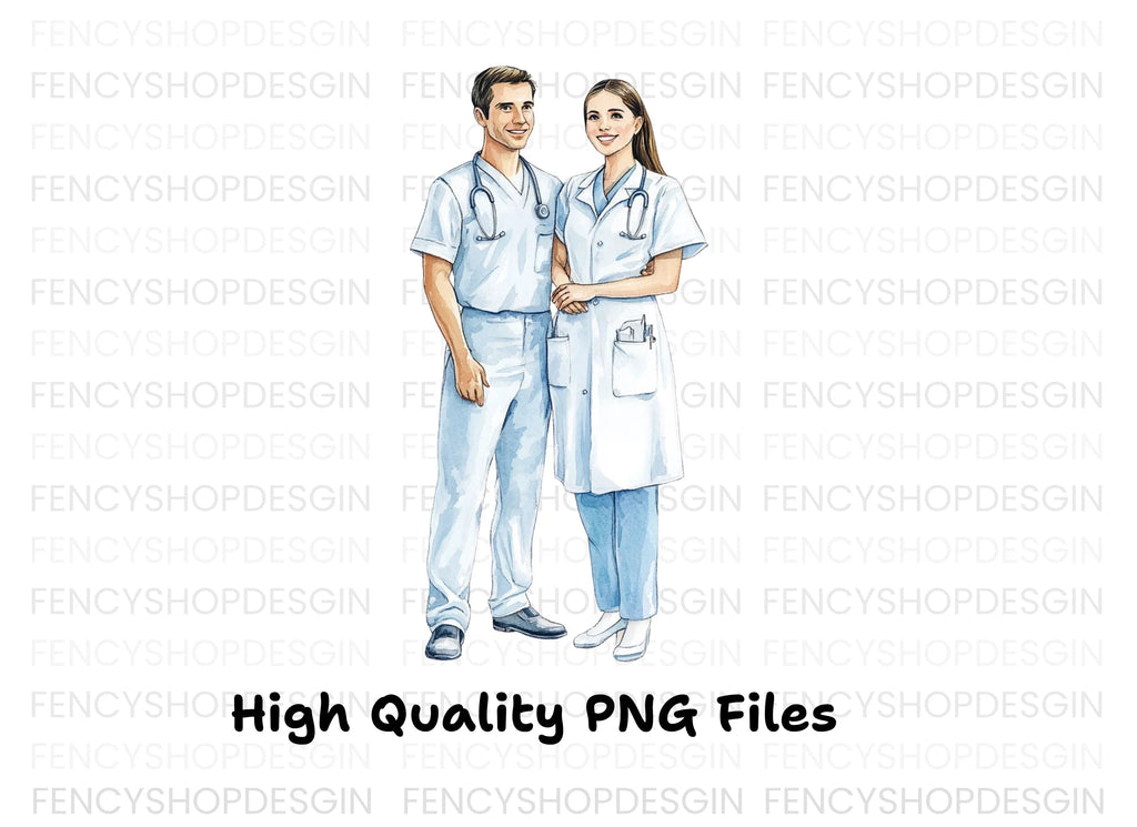 Medical Couple Clipart Bundle