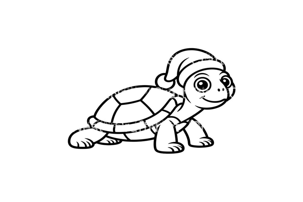 Christmas Turtle Coloring Books Coloring Books
