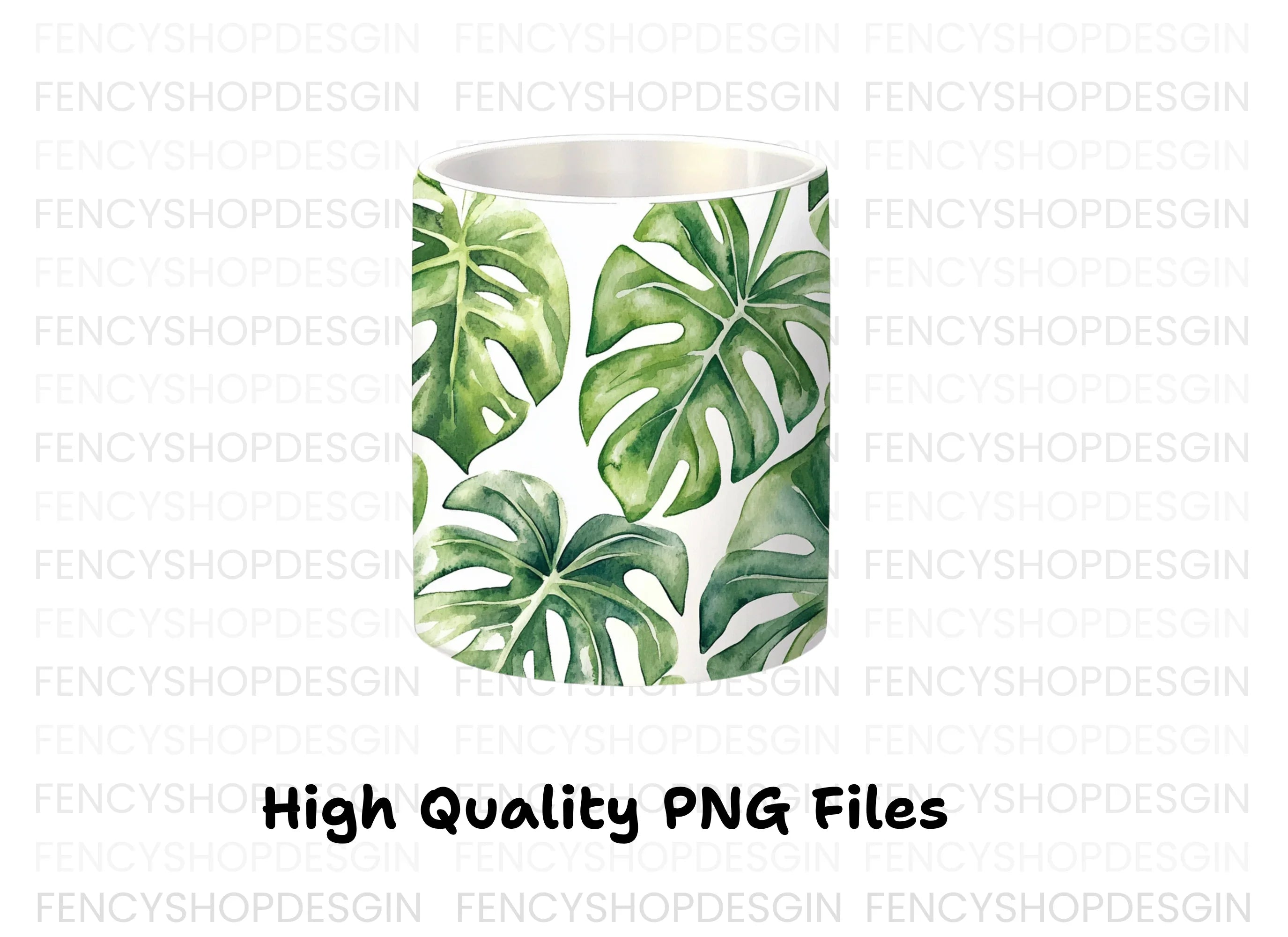 Monstera Leaves Tropical Clipart Bundle