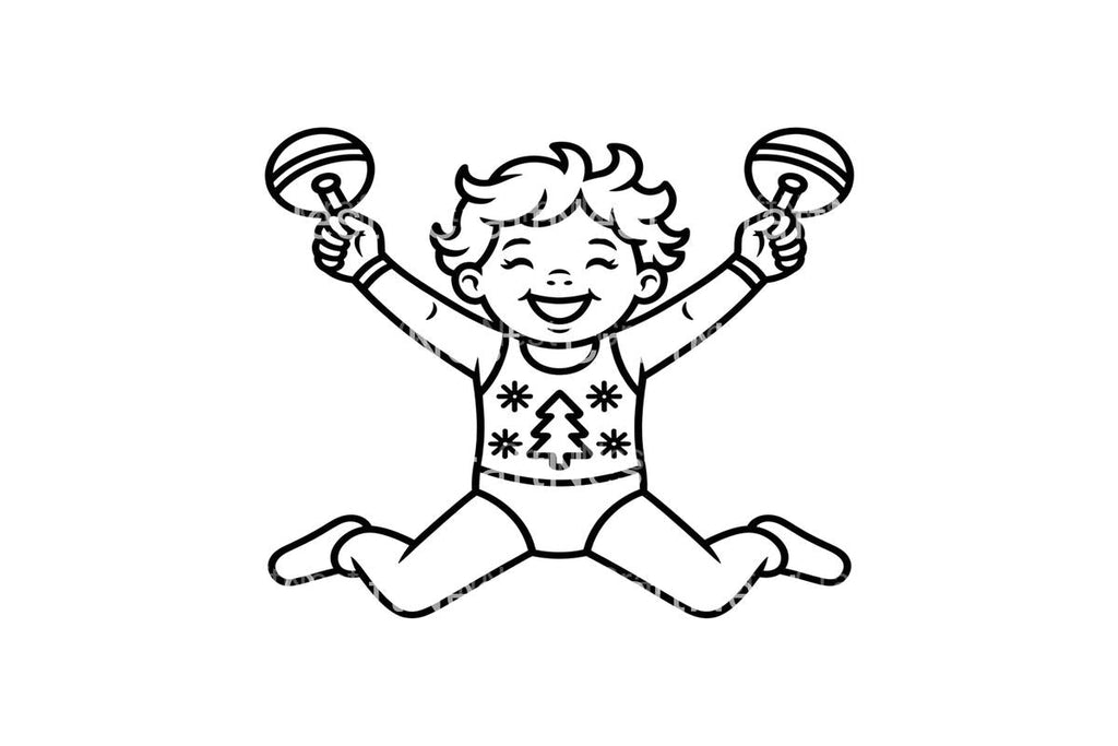 Happy Kids with Bells Coloring Books
