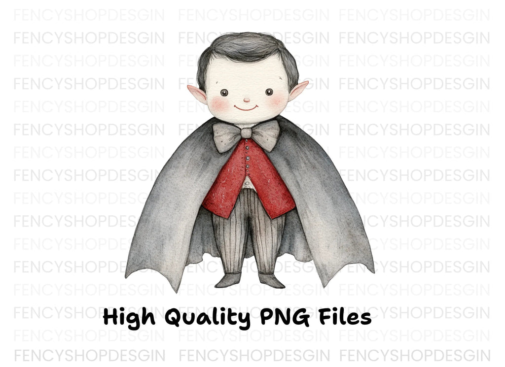 Cute Vampire Clipart Bundle