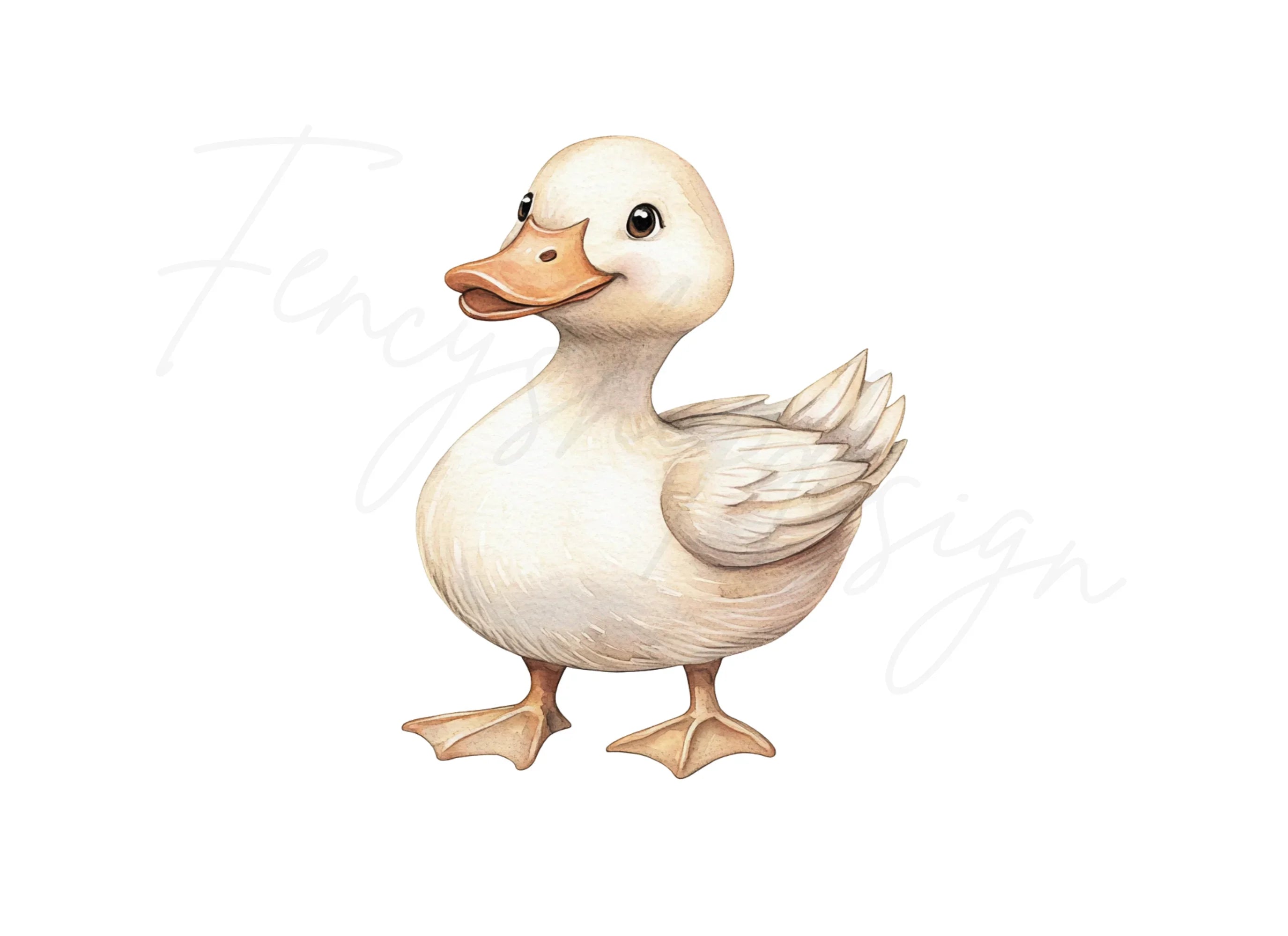 Cute Baby Duckling Clipart Bundle