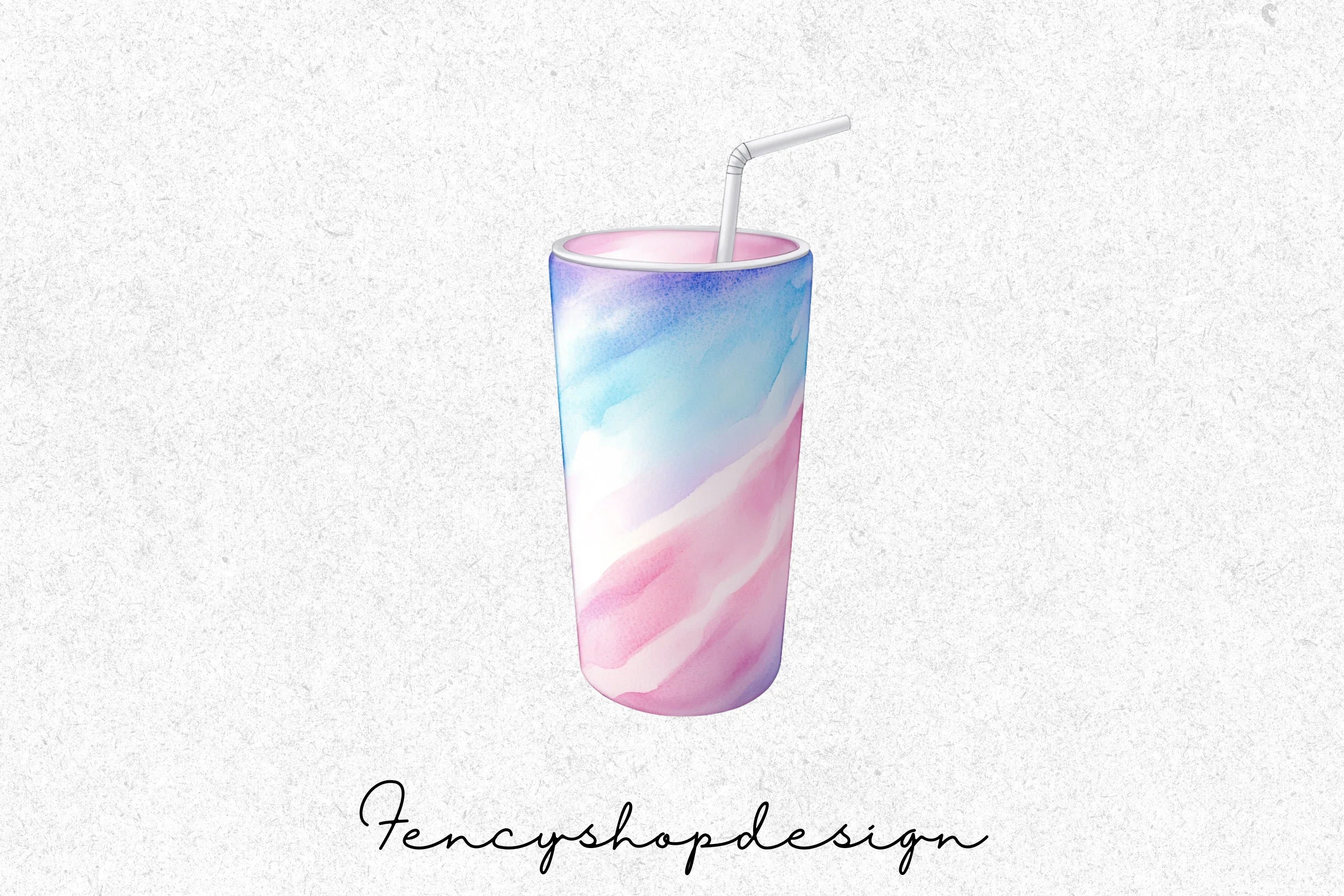 Pastel Tumbler Clipart Bundle