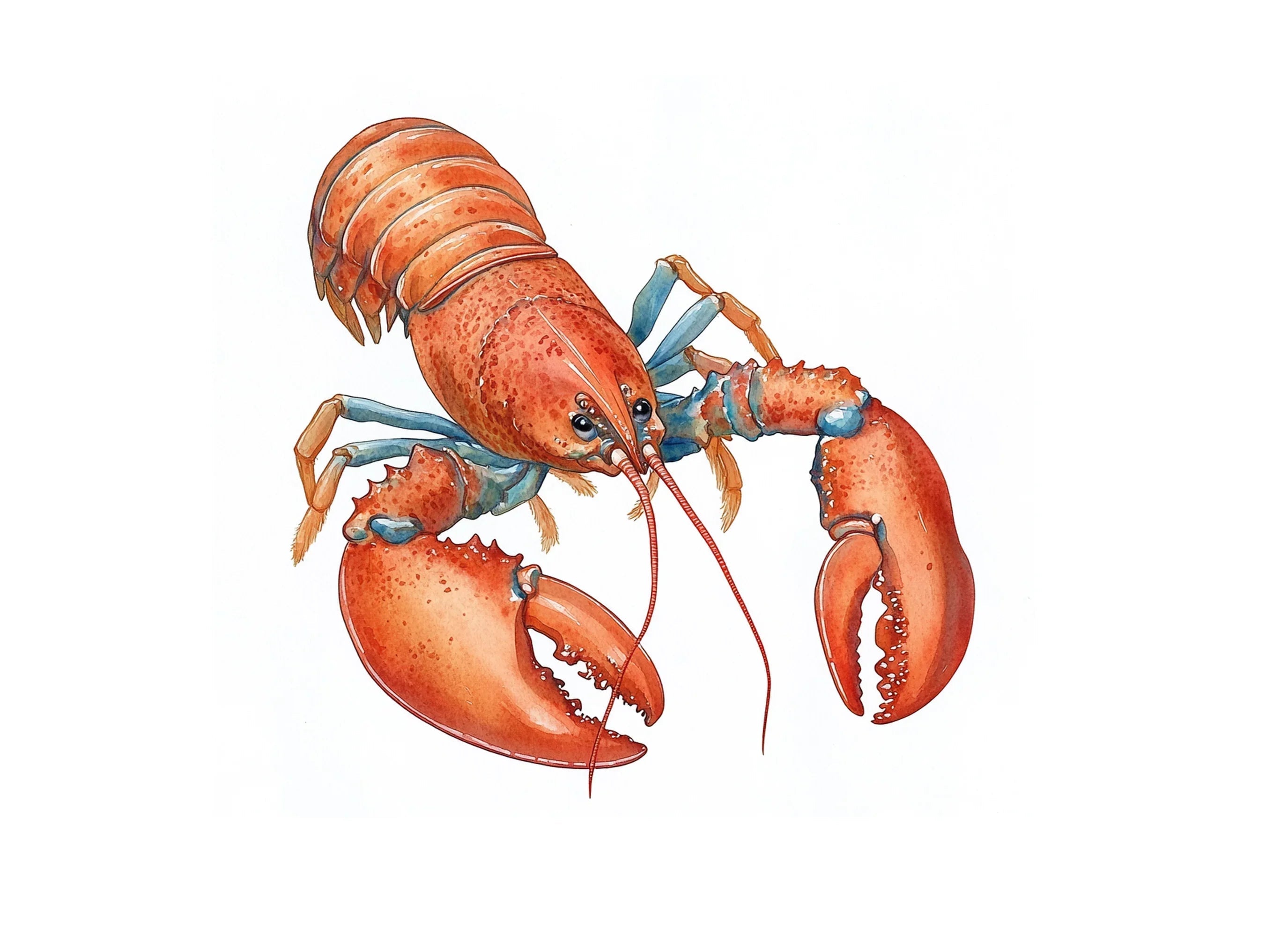 Realistic Lobster Clipart Bundle