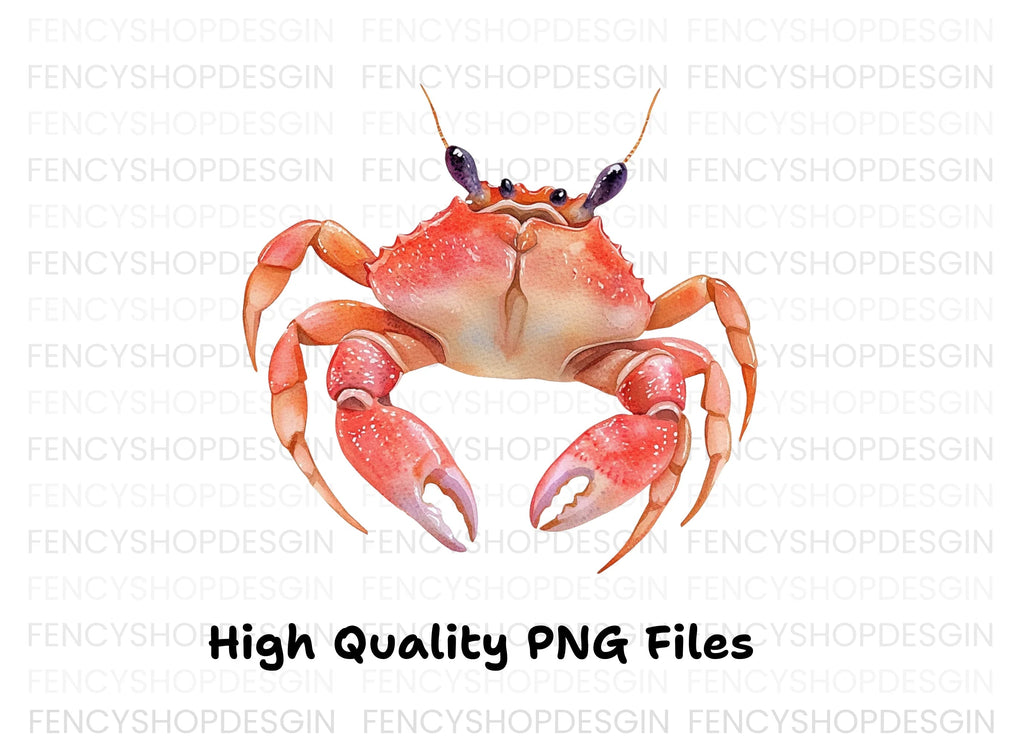 Vibrant Crab Duo Clipart Bundle
