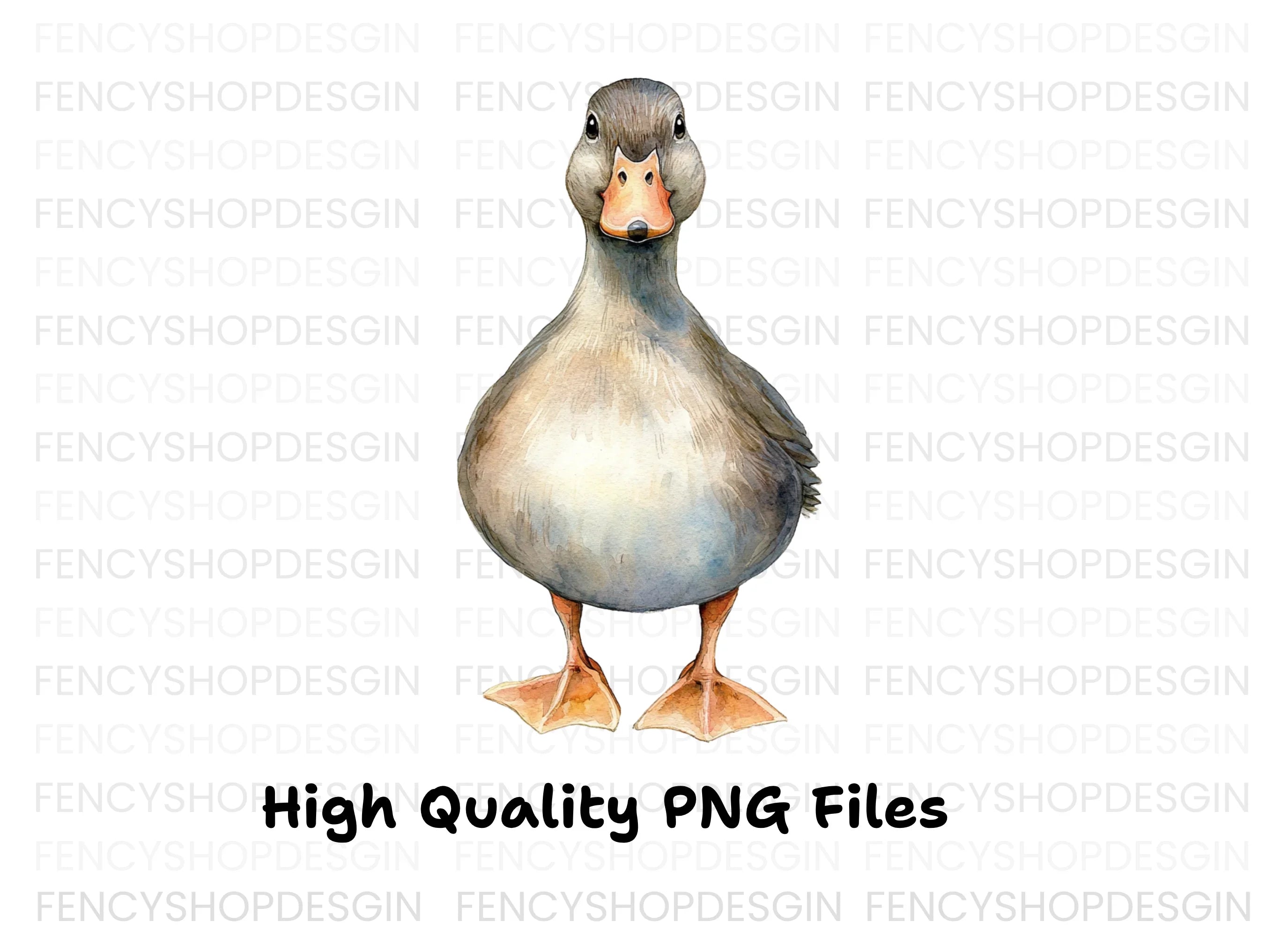 Cute Duck Clipart Bundle