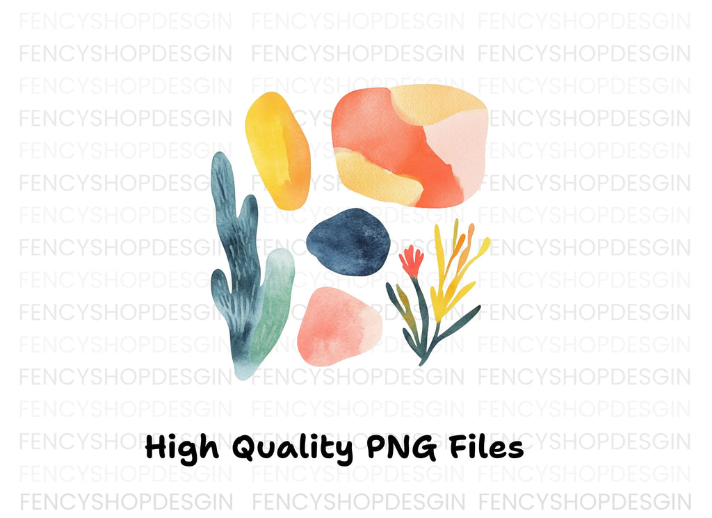 Abstract Botanical Clipart Bundle